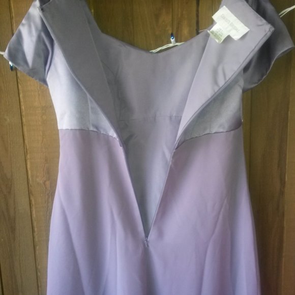 David's Bridal Lavender Gown Size 8 - Picture 8 of 8